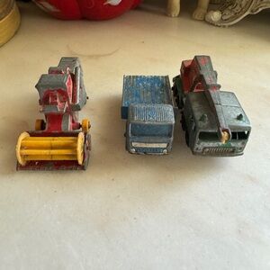Vintage Made in England by Lesney Matchbox Set of 3 Trucks